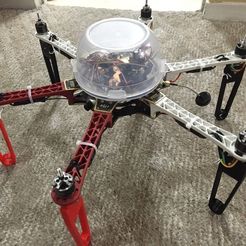 2015-02-19_23.55.11_display_large.jpg Free STL file DJI F550 / 450 Folding Landing gear legs・3D printing model to download