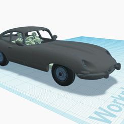 Jaguar-E-Type.jpg 3D file Jaguar E Type Series 1 961 to 1968・3D printing template to download