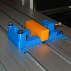 IMG_1291.JPG Archivo STL gratis Mordaza pequeña para fresadora CNC 4030・Modelo imprimible en 3D para descargar