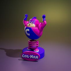 Coil_1.jpg 3D file Coil-Man - The Impossibles・Model to download and 3D print, ilustrartuel