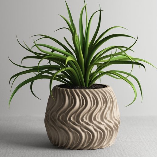 3D Printable Vase - Flower Pot / Planter g346
