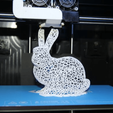 Capture d’écran 2018-04-25 à 16.23.08.png Free STL file Grid-Bunny, stylish Easter decoration (no support)・3D print design to download