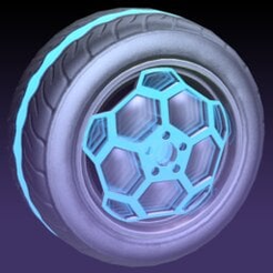 infinite.422f.png STL file Rocket league christian wheels・Model to download and 3D print