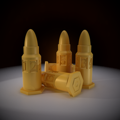 bulletsV02.png Archivo STL Bullet dices V.02・Objeto imprimible en 3D para descargar