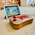 BB96F34D-E1ED-4FC0-8666-15BD0EDF4BAA.jpeg Wooden Arcade Joystick Machine Arcade Stick for Home Video Games, Compatible with PC