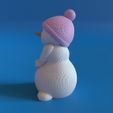 Knitted-cute-snowgirl2.jpg KNITTED CUTE SNOWGIRL