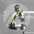 green-ranger-bust002.jpg Green Power Ranger inspired Mandalorian 3D bust