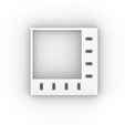 Top VIew.jpg Flashdrive Organizer with Dish - Square Version