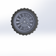 rear_wheel_hexagon_12mm_2.png Wheel for Rc Car Hexagon 12 diameter 9cm