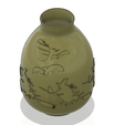 vase-313 v5-07.png vase real witch circle  pot for magic ritual for 3d-print or cnc