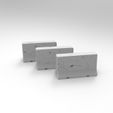 untitled.89.2.jpg Jersey concrete barriers - 3 vers - 1-35 scale diorama accessory