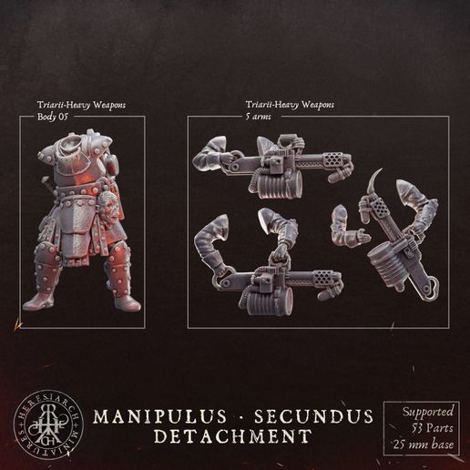 ♟ Manipulus Secundus Detachment・ 3D File for 3D printing・Cults