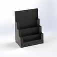 Untitled-Project-9.png Подставка для листовок A5 с 3 слотами | 3D-печатный держатель для брошюр