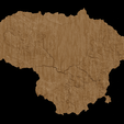 2.png Topographic Map of Lithuania – 3D Terrain