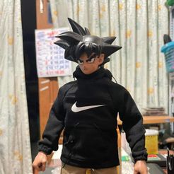 IMG_20230314_101344.jpg STL file Goku Head Sculpt of 1/6 action figure・Template to download and 3D print