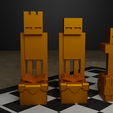 4.png Minecraft Figure Chess Set - TnT Minecraft Character