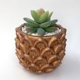 3D-mold-pritnting-for-making-Pot-5.jpg Concrete planter Pot 3D printed mold - Include Pot file for print - You can make pots of any size you want for your plants