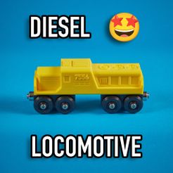 diesel_locomotive_text.jpg Locomotora diesel FHT Tren de juguete BRIO compatible con IKEA