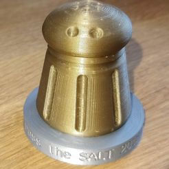 IMG_20180524_095805.jpg Fichier STL gratuit Salière, logo de Pass The SALT 2018・Design pour imprimante 3D à télécharger