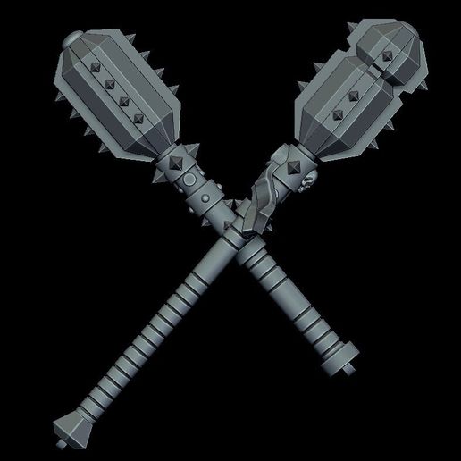 Nightwing Crusaders weapon pack2 3D model