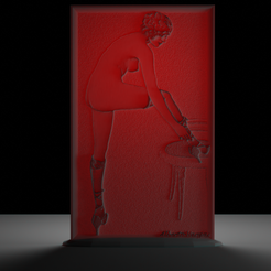 VARGAS19b.png Бесплатный STL файл КЛАССИЧЕСКОЕ ИСКУССТВО ВИНТАЖ VARGAS 19・Дизайн 3D-принтера для скачивания