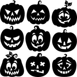Jack-O-Lantern17.jpg Fichier STL HALLOWEEN JACK O LANTERN (kit) COOKIE CUTTER・Design imprimable en 3D à télécharger