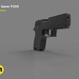 render_scene-(2)-main_render_2.645.jpg SIG Sauer P250 pistol Low-poly