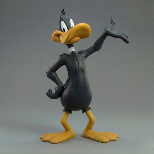 クレイトス風 ダフィーダック フィギュア 30cm 3Dプリント 🦆 Daffy Duck 3D Print・ 3D File for 3D printing・Cults