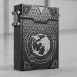 Scr1.jpg Archivo STL Caja para disco duro de 3,5`, Witcher・Objeto imprimible en 3D para descargar
