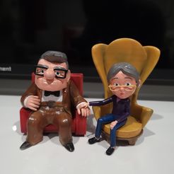 20220106_203749.jpg The old Ellie and Carl sit together - Topcake for wedding 3D print model