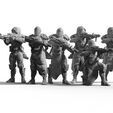 Light Infantry 1.jpg Light Infantry Squad (.STL & .OBJ)