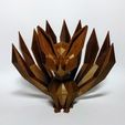 IMG_20170320_192201.jpg Archivo STL Low-poly Nine-tailed Fox・Modelo para descargar y imprimir en 3D