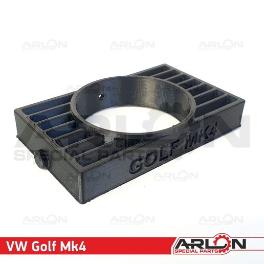 VW Golf MK4 3.jpg Air Vent Gauge Pod, 52mm, Fits Volkswagen Golf MK4 "Arlon Special Parts"
