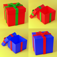 Cadeaux.png Christmas Gift Boxes