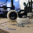 WhatsApp Image 2019-05-26 at 09.27.17.jpeg Free STL file RC Car wheel with Tire for 1:16 and 1:18 Models・3D printing template to download