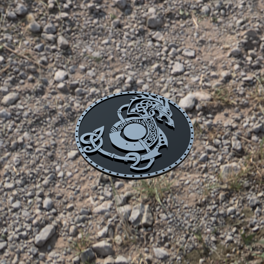 Viking Shield 3D model