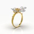 123123123-12.jpg Flower ring 3D print model