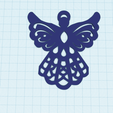angel-beauty.png Angel simple figurine, bookmark
