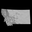 1.png Topographic Map of Montana – 3D Terrain