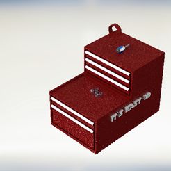 caja.jpg Archivo STL Llavero caja de herramientas・Objeto de impresión 3D para descargar
