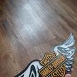 353629302_282731440807910_3673596377612647718_n.jpg Harley Wings Decor / Motorcycle decor/ Man cave sign/ Cake topper/ Magnets/ Wall decor