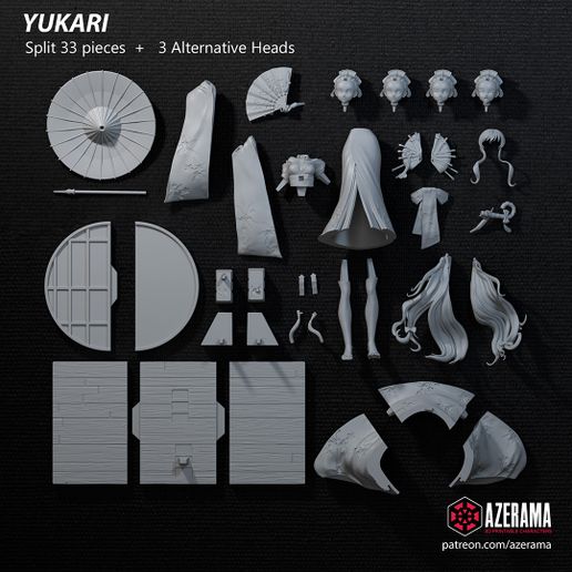 🎮 Yukari STL Ready for 3D Printing・ 3D File for 3D printing・Cults