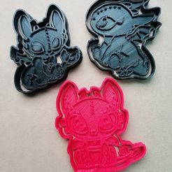 entrenando a mi dragon.jpg STL-Datei Toothless Cutter and Cookie Sealer・3D-druckbares Design zum Herunterladen