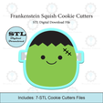 Etsy-Listing-Template-STL.png Frankenstein Squish Cookie Cutter | STL File