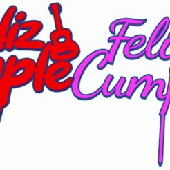 topper-feliz-cumple-musical-1.jpg Décorations musicales pour un joyeux anniversaire