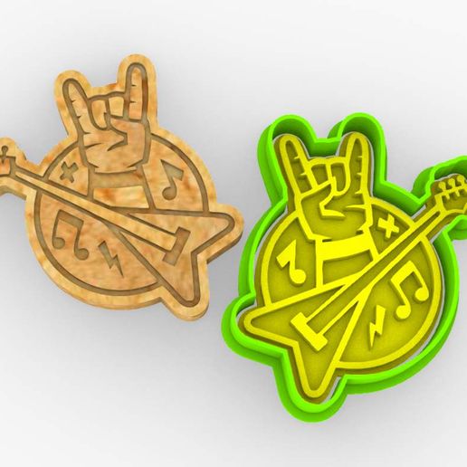 i love rock 3D model