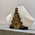 11.jpeg ✨ Shimmering Christmas Tree / Napkin Holder – Halogenic Smooth Plate Magic! 🎄✨