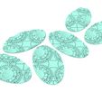 Oval-90x52mm-set3-textures-DRKCT.jpg Dark city - 169 Round & Oval bases for wargame set 3