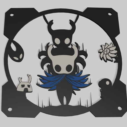 120mm Fan Grille Hollow Night Edition