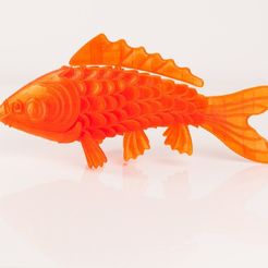 IMG_8442_display_large.jpg Free STL file 'On Such a Full Sea' Koi Fish・3D printer design to download